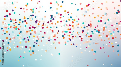 background with colorful confetti