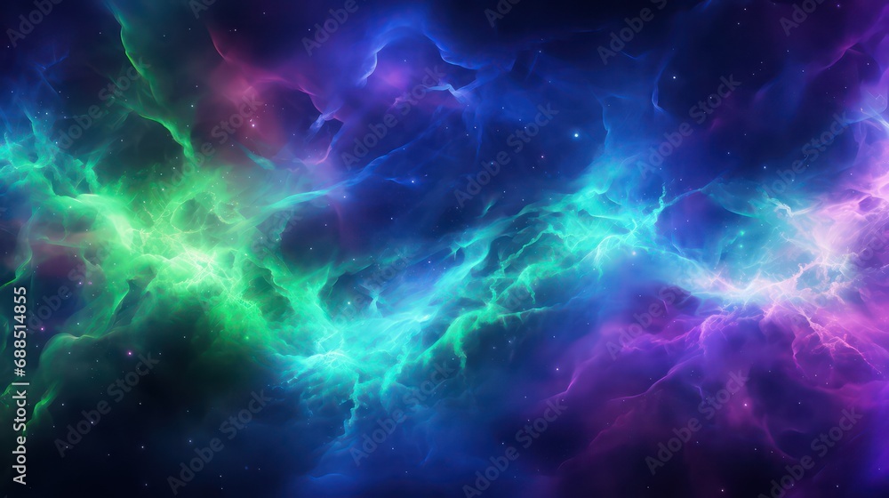 background with colorful space