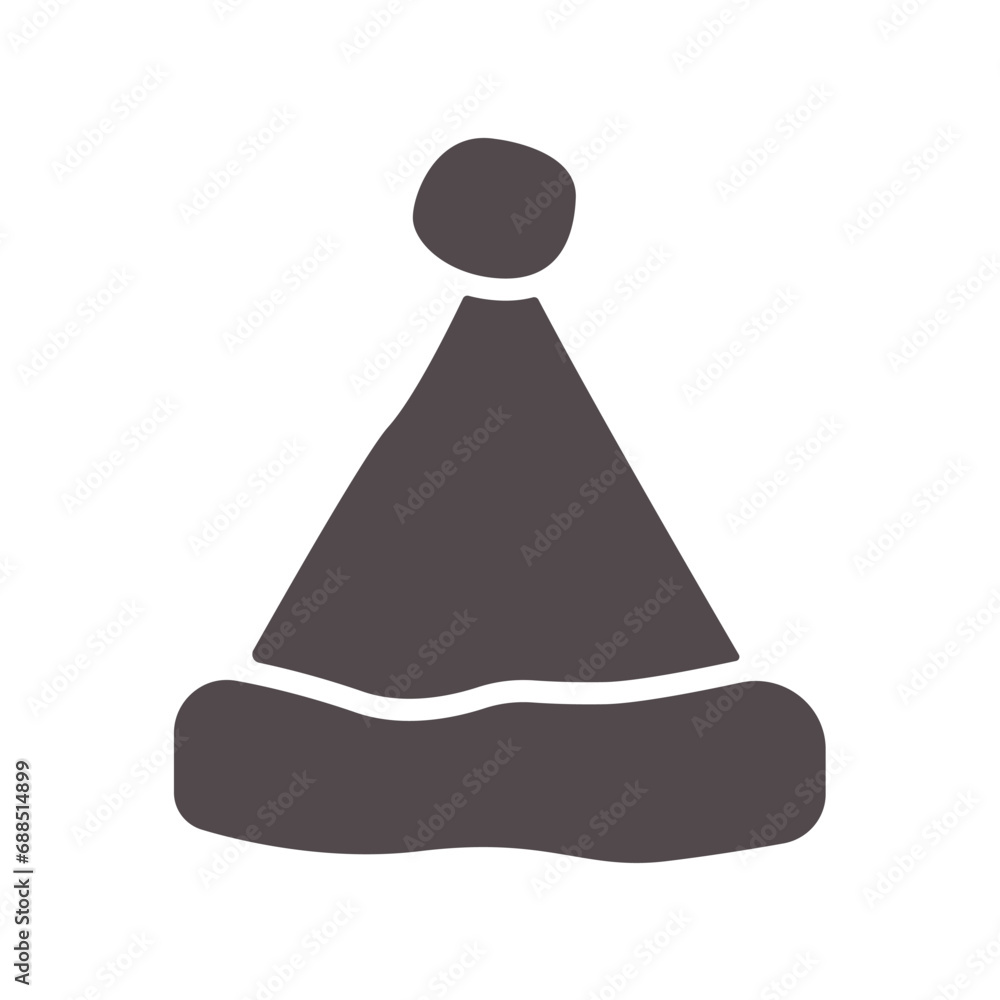 santa hat icon design vector template santa hat icon design vector template