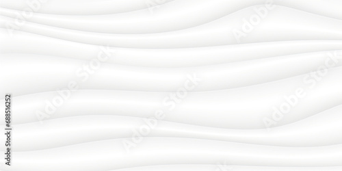 white minimal abstract wavy pattern background