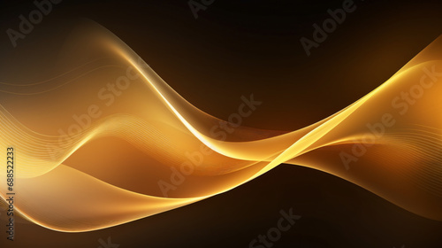 Abstract gold stripe waves line pattern background