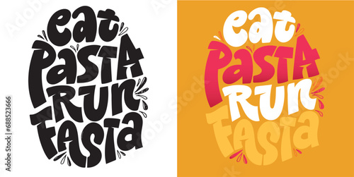 Lettering postcard, t-shirt design, mug print. Art lettering design.