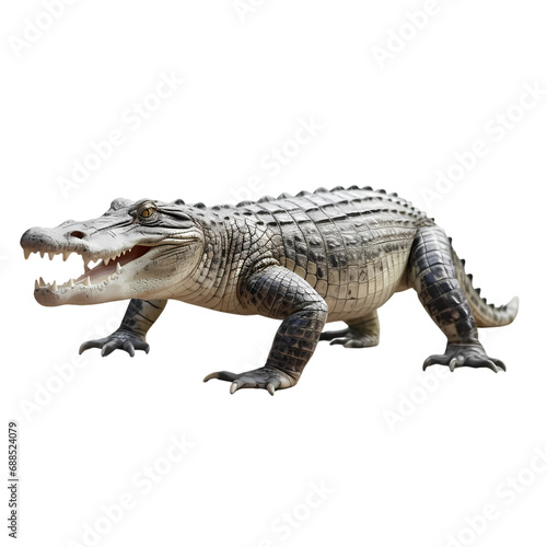 Crocodile isolated on transparent background © feng