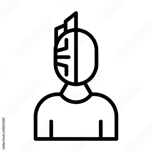 Cyborg Icon