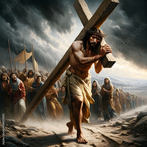 Fotografija Way of the Cross, Jesus Christ passion
