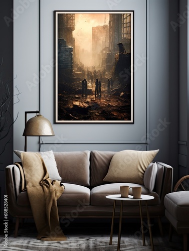 Dystopian Wall Art: Iconic Works of Literature & Film Imagined