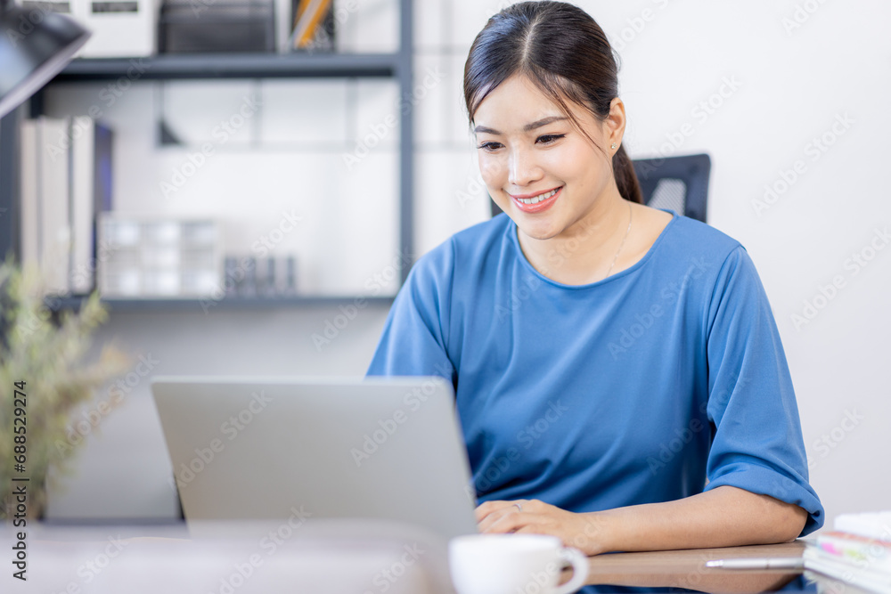 Asian Business woman work in home. concept of tax, report, accounting, statistics, and analytical research. Asian Business woman work in home. concept of tax, report, accounting, statistics, and analytical research.