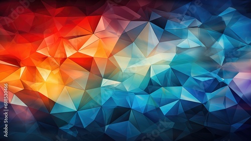 Dazzling Geometrics Style Backgrounds feature bold geometric shapes with dazzling, vibrant colors—a visual feast of dynamic and striking visuals.