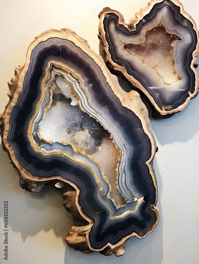 Stunning Geode Wall Art: Captivating Natural Patterns and Crystal Displays Stunning Geode Wall Art: Captivating Natural Patterns and Crystal Displays