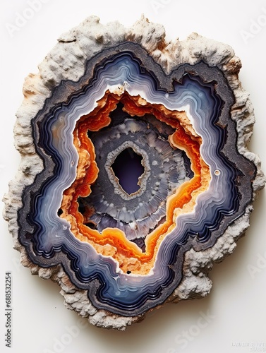 Geode-Inspired Wall Art: Mesmerizing Colors and Striking Layers of Natural Geodes