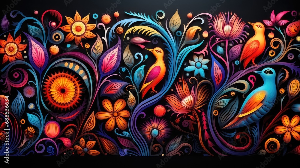 Captivating World of Abstract Folk Art Patterns. Exploring their Intricate Beauty and Rich Cultural Heritage
Captivating World of Abstract Folk Art Patterns. Exploring their Intricate Beauty and Rich Cultural Heritage
