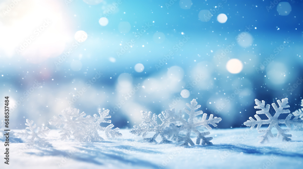 Winter snow background with snowdrifts Winter snow background with snowdrifts