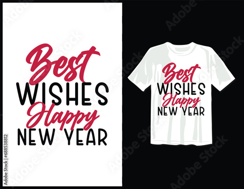 New year t shirt design vector, happy new year t shirt, vector art new year photo