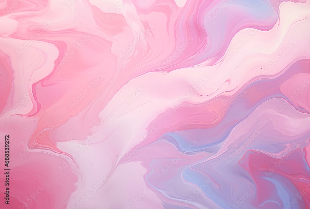 Fototapeta premium Abstract background of acrylic paint in pink and white colors, Pink purple marble texture background.