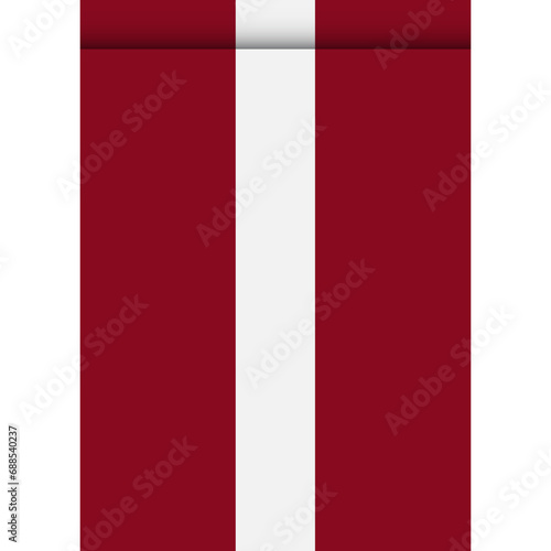 Free Download latvia flag or pennant isolated on white background. Pennant flag icon. - GFXLoad