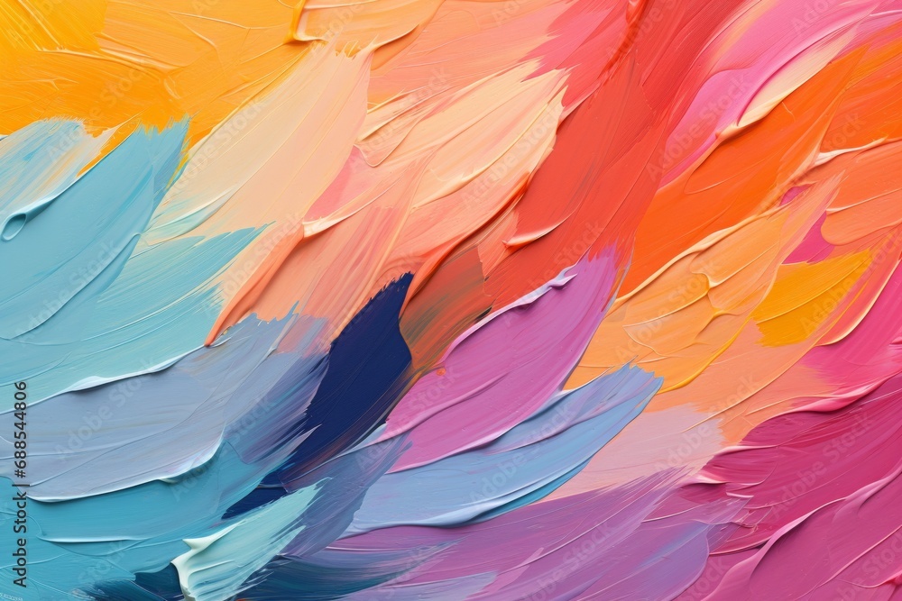 Colorful paint brush strokes background Colorful paint brush strokes background