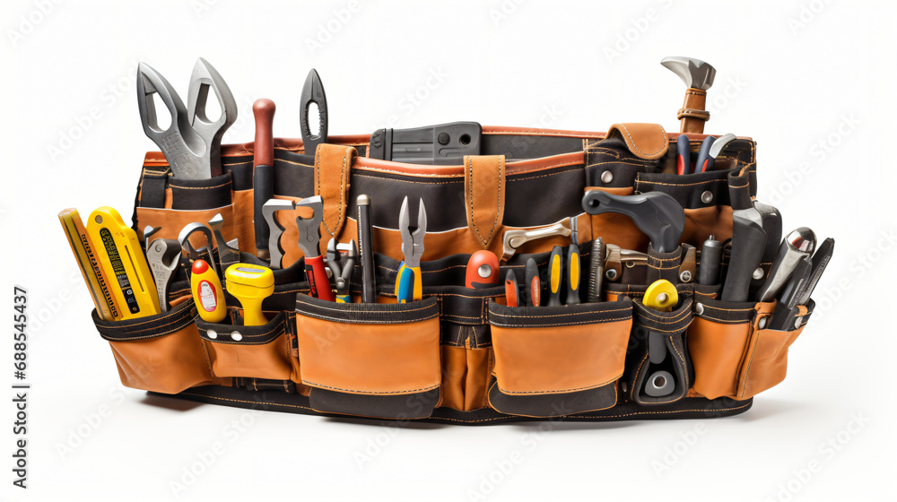 Tool belt with tools