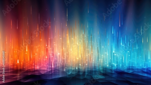 Spectral Light Style Backgrounds feature patterns resembling the dispersion of light through a prism—an artistic representation of the vibrant spectrum. photo