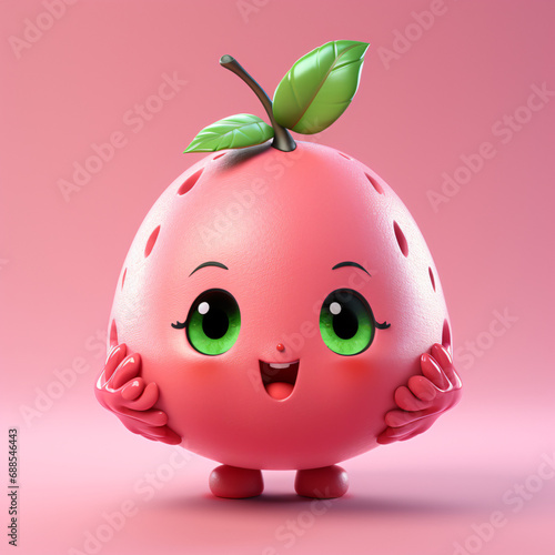 Cute Cartoon Guava