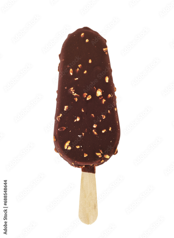 chocolate icecream choc-ice on stick chocolate icecream choc-ice on stick