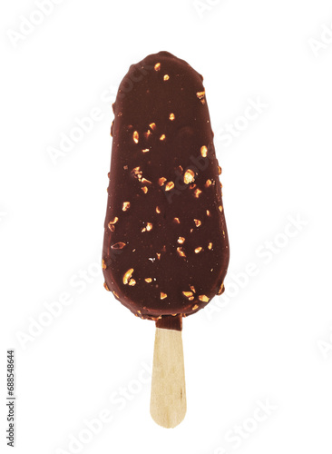chocolate icecream choc-ice on stick photo