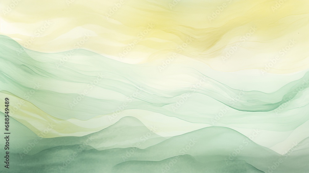 Soft Green and Yellow Watercolor Texture Background Soft Green and Yellow Watercolor Texture Background