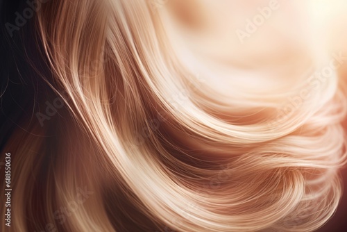 Hair extension concept background