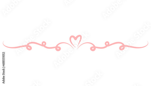 valentine card background, frame love heart line art