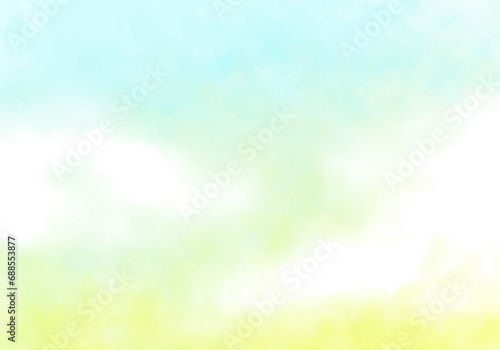 abstract green white yellow background