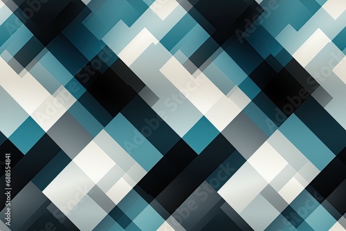 checkered seamless pattern on a blue black plaid shirt of tartan lumberjack on a white background photo