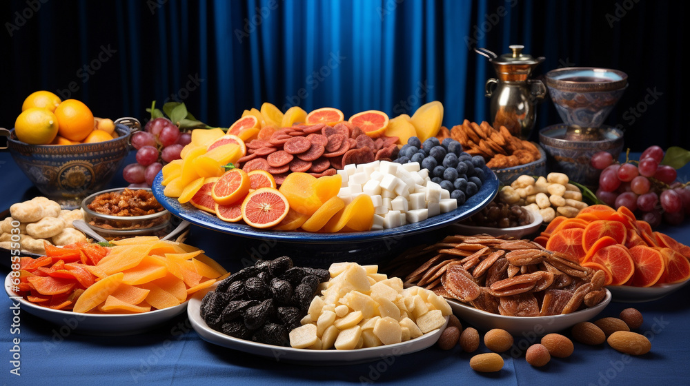 Fototapeta premium dried fruits and nuts