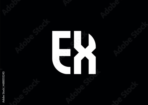 Monogram Letter EY Logo Design vector template
