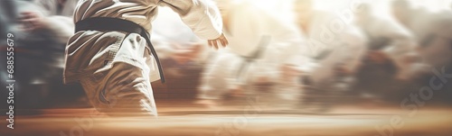 Judo sport banner	 photo
