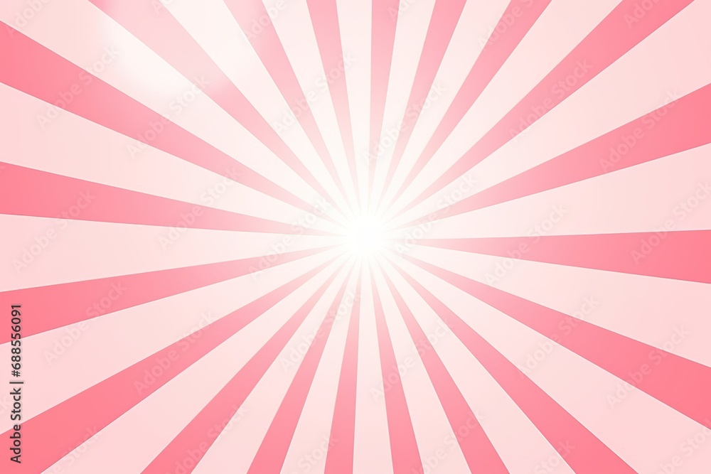 pink and white sunburst background
