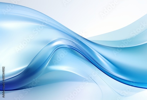 Blue Abstract wave background