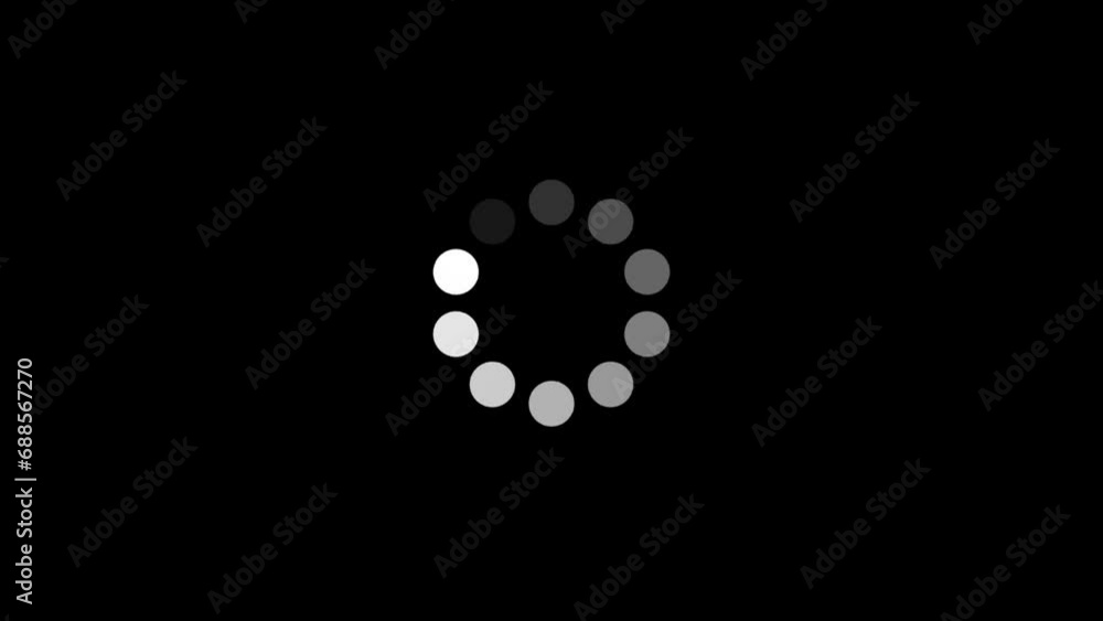 Loading motion animation video Loading motion animation video