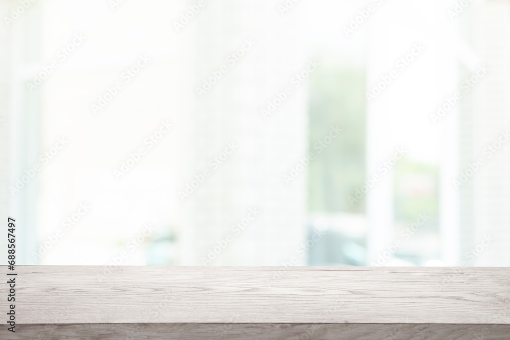 Perspective light empty wooden table from above on blurred background can be used mockup to display installation products or design layout. Perspective light empty wooden table from above on blurred background can be used mockup to display installation products or design layout.
