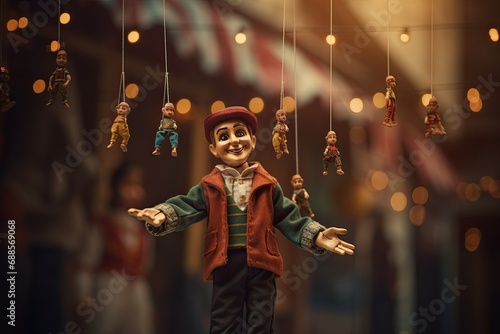 Puppetry marionette background