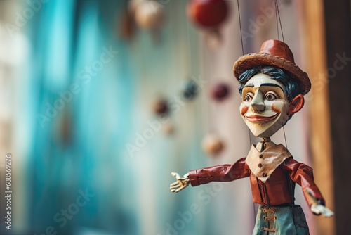 Puppetry marionette background