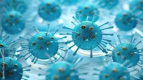 Microscopic medical and bio...