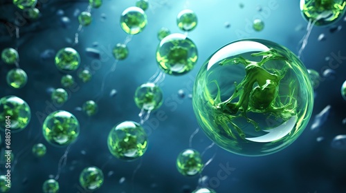 Microscopic medical and bio...
