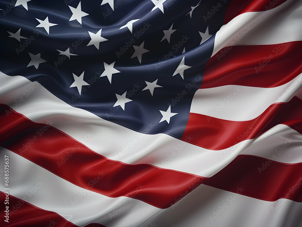 United state of america national flag background, USA flag weaving made by silk cloth fabric, USA background, ai generated image United state of america national flag background, USA flag weaving made by silk cloth fabric, USA background, ai generated image
