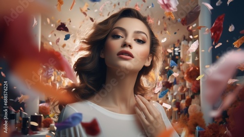 Dive into the fashion and cosmetics industries with AI-generated fashion and beauty imagery that takes your marketing materials to the next level, capturing the essence of style, products, and models.