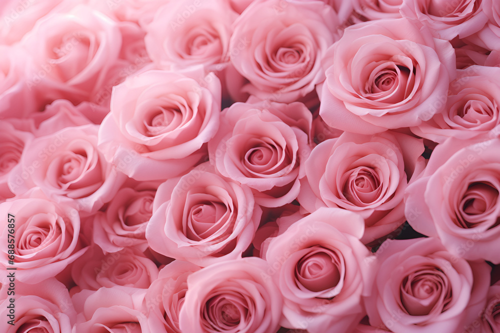 Background image of pink roses generated AI Background image of pink roses generated AI