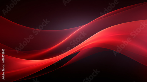 Red Lines curve Abstract technology Background