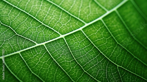 Close up leaf. Macro nature. a green leaf has a lot of veins