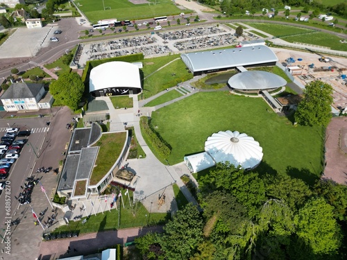 Fényképezés Sainte Mere Eglise Normandy Airborne Museum drone,aerial