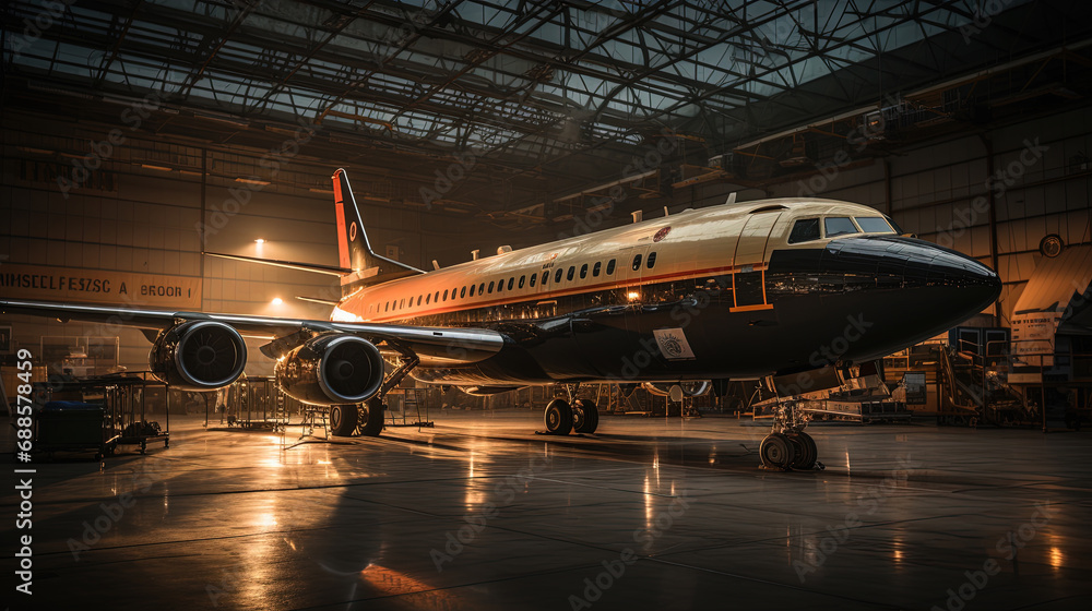 Military Air Force Parked At The Airport Runway Dark Theme Background Selective Focus Military Air Force Parked At The Airport Runway Dark Theme Background Selective Focus