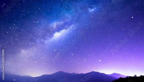 night sky and universe galaxy background image created by generative ai
