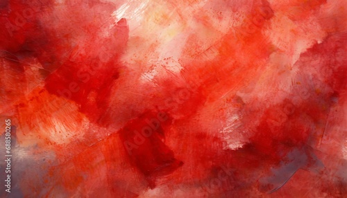 artistic hand painted multi layered red background photo